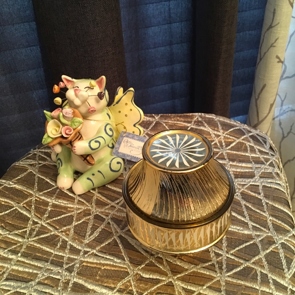 Avon Original Candle/ Trinket Jar w/Lid